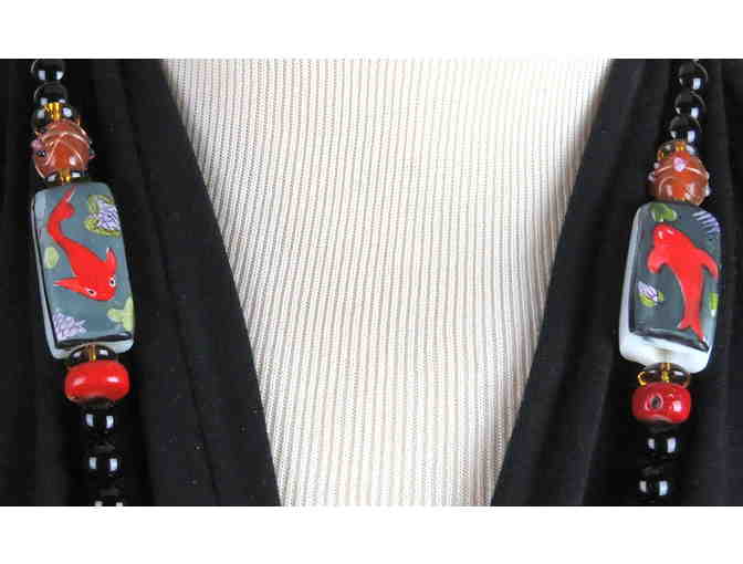 1/KIND GEMSTONE NECKLACE #423