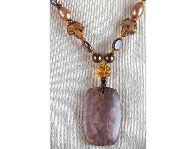 1/KIND GEMSTONE NECKLACE #427