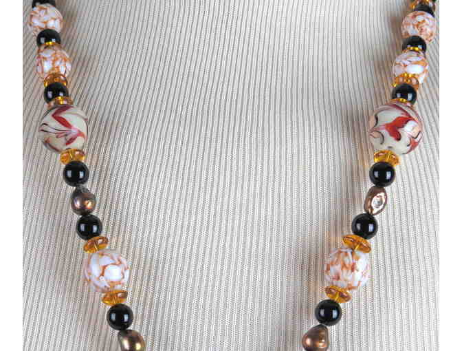 1/KIND GEMSTONE NECKLACE #440