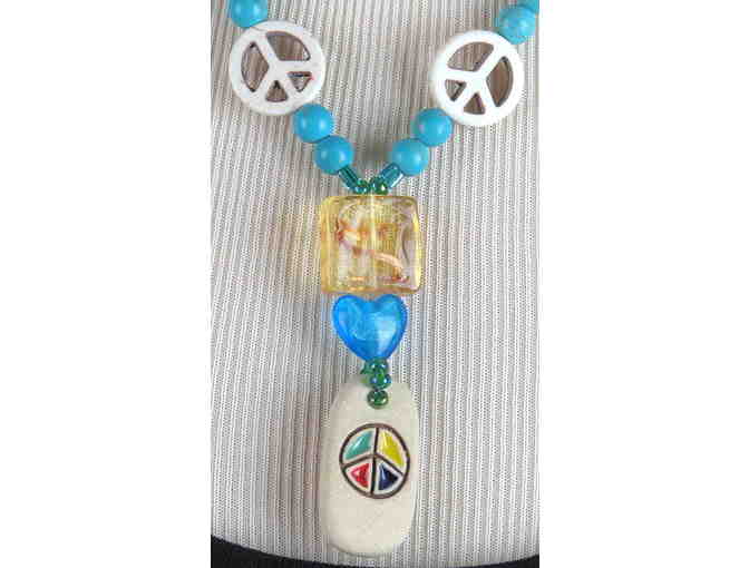 1/KIND GEMSTONE NECKLACE #443