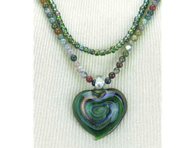 Jade and Jasper featured! 1/KIND  NECKLACE #255 & 256 ENSEMBLE: 2 NECKLACES, 3 LOOKS!