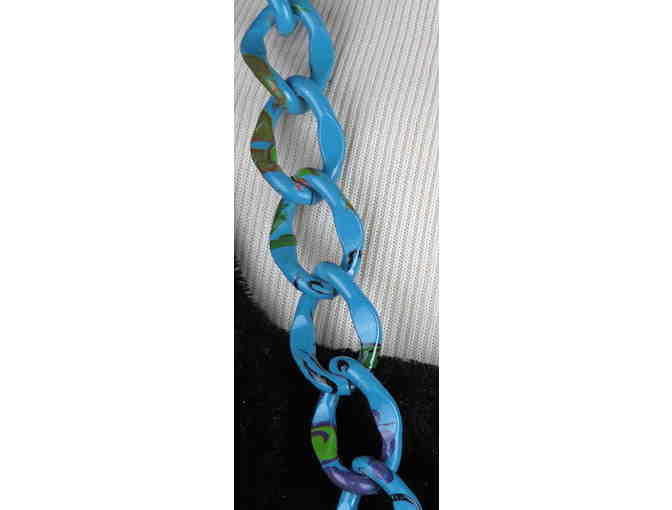 PAINTED CHAIN NECKLACE #352