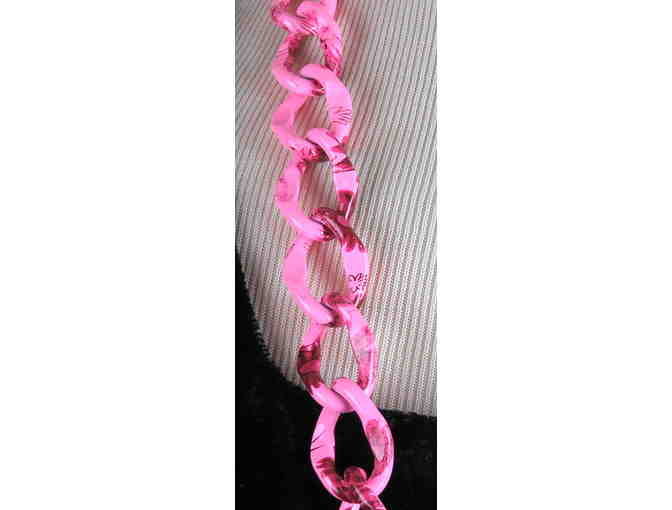 Painted Chain, 1/KIND FAB  NECKLACE #383