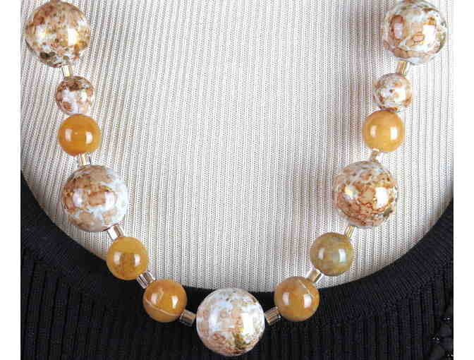 Peace Train: Handcrafted 1/KIND GEMSTONE NECKLACE #450