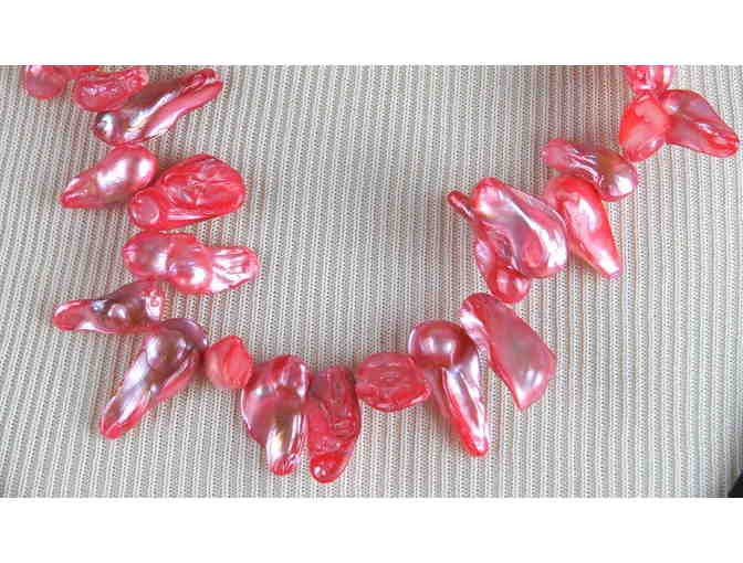 Unique 'Blister Pearls' are featured in this 1/kind, Handcrafted NECKLACE #473