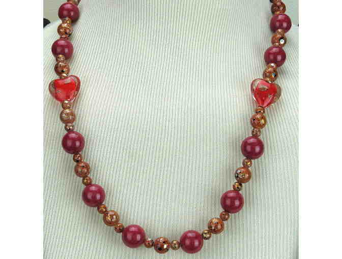 Sponge Coral and Unique Focals featured in this 1/KIND GEMSTONE NECKLACE #267