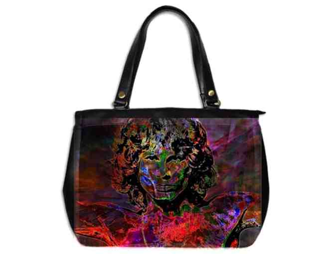'BREAK ON THROUGH...': ! Leather Art Tote:  Custom Made IN THE USA! Exclusive To ART4GOOD