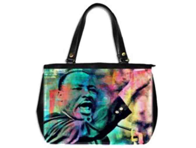 'I HAVE A DREAM': ! Leather Art Tote:  Custom Made IN THE USA! Exclusive To ART4GOOD !