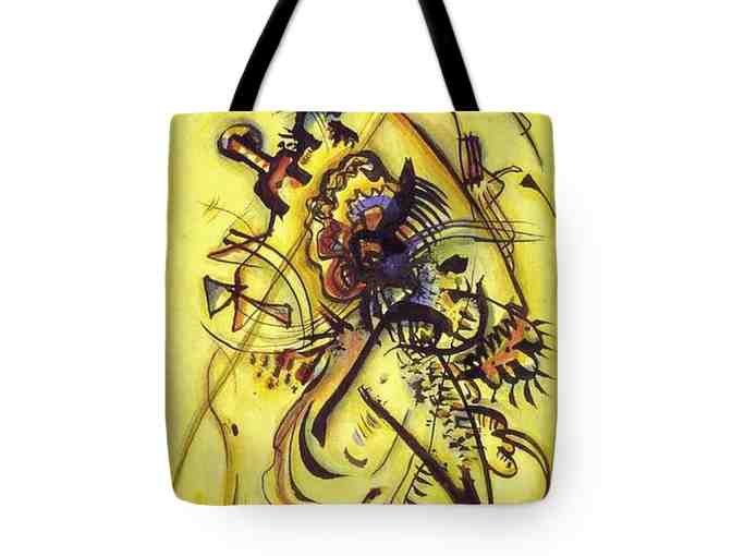 ! ART TOTE ! MADE IN THE USA!: "TO THE UNKNOWN VOICE" BY KANDINSKY - Photo 1