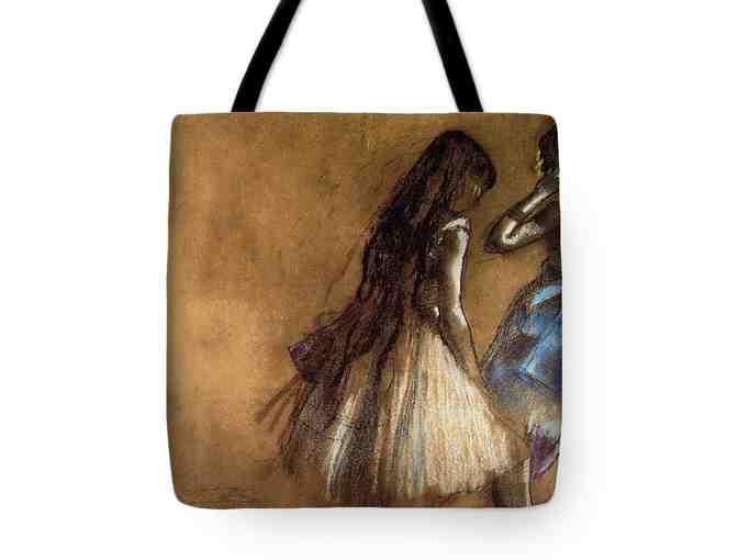 ! ART TOTE ! MADE IN THE USA!: "TWO DANCERS" BY DEGAS! - Photo 1