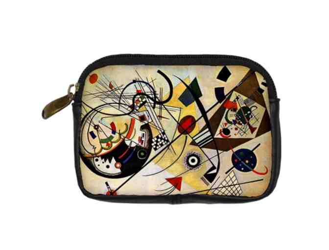 "ARCH and POINT" by Kandinsky: Custom Made LEATHER/Art Digital Camera Case! - Photo 1