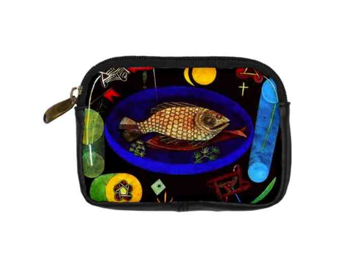 "AROUND THE FISH" by Klee: Custom Made LEATHER/ART Digital Camera Case! - Photo 1
