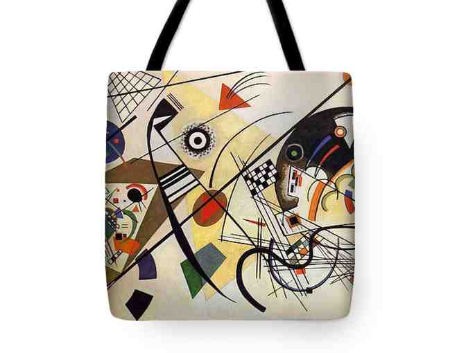 ! ART TOTE ! MADE IN THE USA!: "TRANSVERSE LINE" BY KANDINSKY - Photo 1