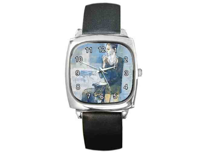 'Boy With A Dog' by Pablo PICASSO: Leather Band ART watch!