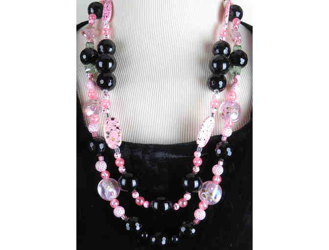 GEMSTONE Ensemble Necklace:  2 necklaces, 3 looks!#359 & 360 ENSEMBLE