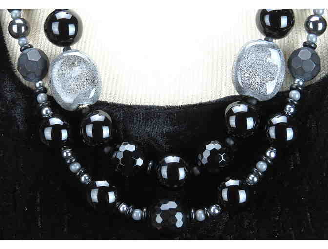 Make a Statement with this 1/KIND GEMSTONE NECKLACE #333