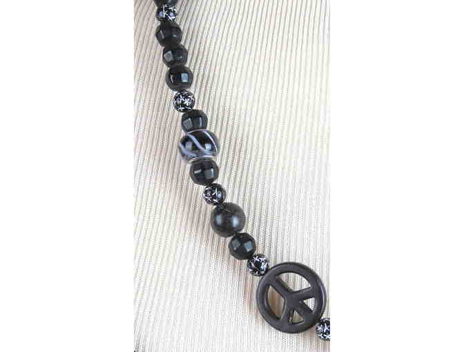 PEACE TRAIN:  GEMSTONE NECKLACE #467