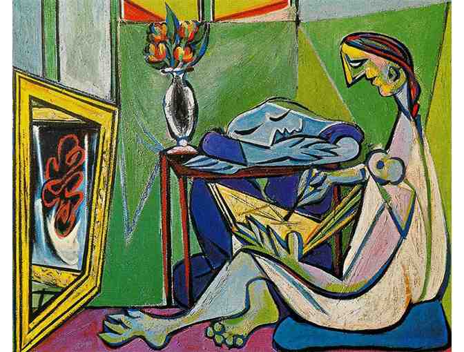 'A Muse' by Pablo PICASSO: Leather Band Art Watch!