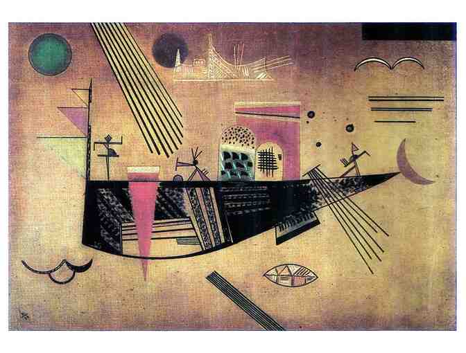 'CAPRICIOUS' by Wassily KANDINSKY: Leather band watch