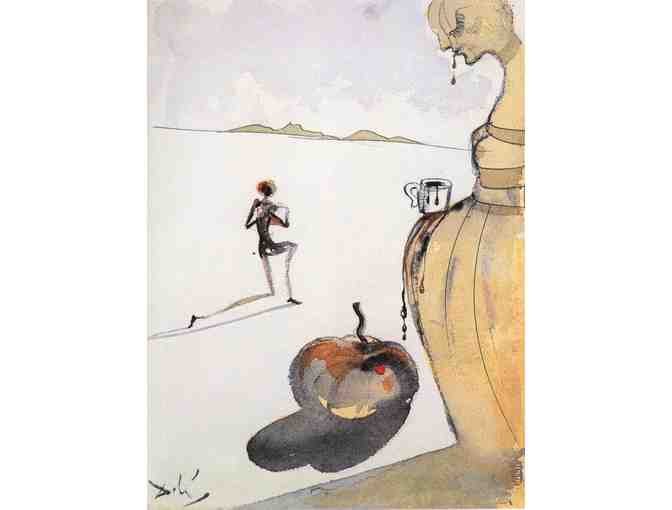 'Chocolate' by Salvador DALI:  Leather band watch