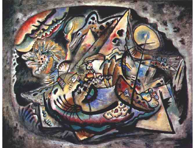 'Grey Oval' by KANDINSKY:  Leather ART watch !