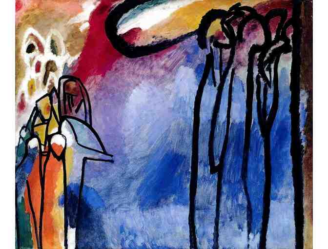 'IMPROVISATION 19' by KANDINSKY: Leather ART watch !