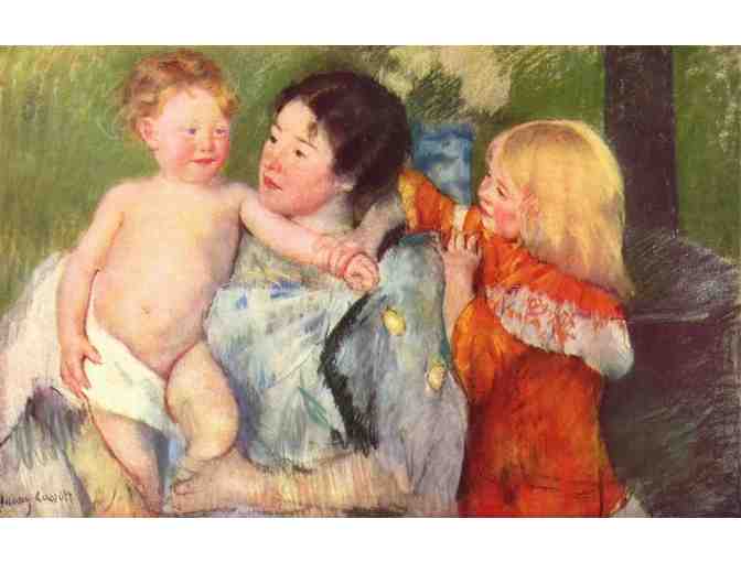 'After The Bath' by Mary CASSATT: Leather Band ART watch!