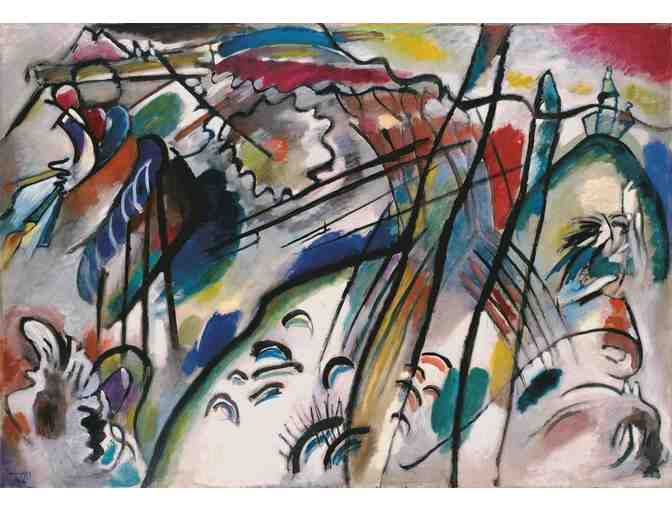 'Improvisation 28' by KANDINSKY:  Leather ART watch !