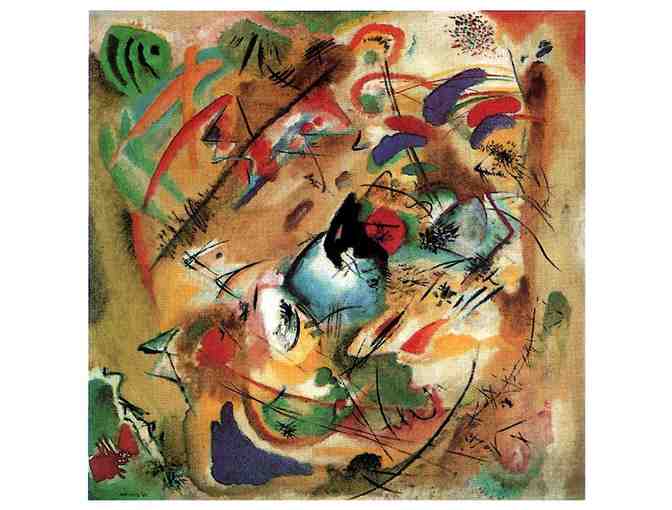 'Improvisation Dreamy' by KANDINSKY:  Leather ART watch !