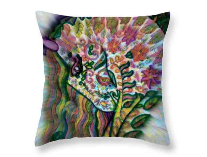 011-P: "Flowing Mane" by WBK: HUGE 26x26" Deluxe ART Pillow -Custom Made! - Photo 1