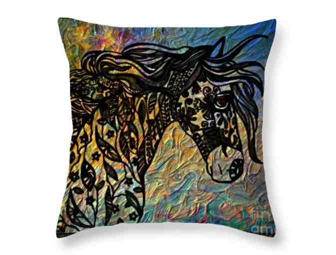 012-P: "Handsome" by WBK: Custom Made HUGE 26x26" Deluxe ART Pillow! - Photo 1