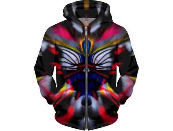 010-H: "Finding A Path": Custom Made ART Hoodie, Exclusive to ART4GOOD! - Photo 1