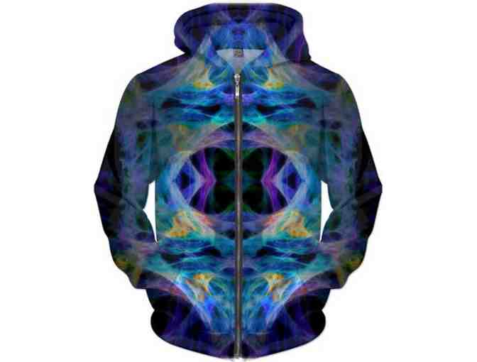 027-H: "Dream In Color": Custom Made ART Hoodie, Exclusive to ART4GOOD! - Photo 1
