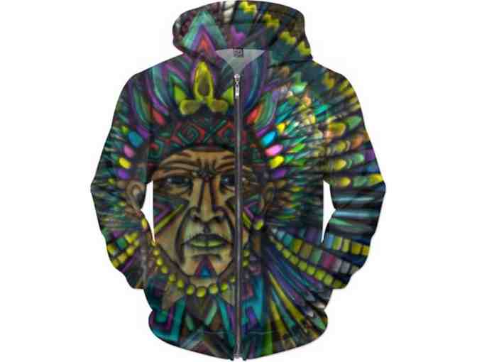 034-H: "Guardians Of The Earth": Custom Made ART Hoodie, Exclusive to ART4GOOD - Photo 1