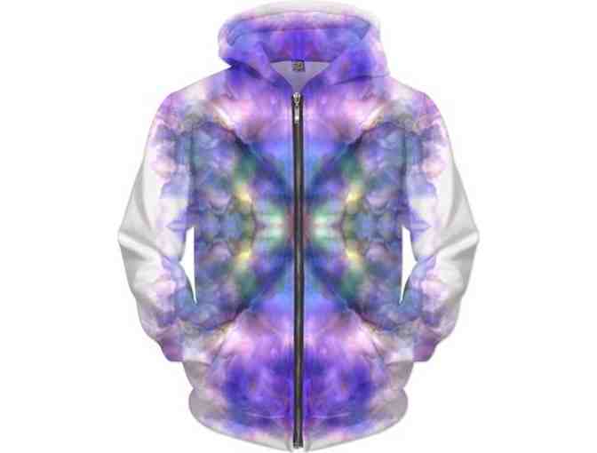 035-H: "Above The Clouds": Custom Made ART Hoodie, Exclusive to ART4GOOD! - Photo 1