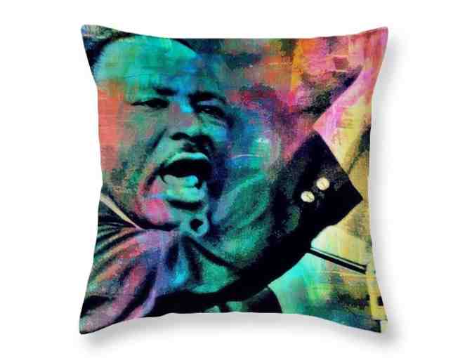 017-P: "I HAVE A DREAM": Custom Made, HUGE: 26x26", Deluxe ART throw pillow! - Photo 1