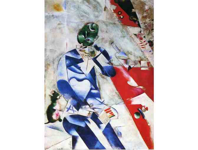 'The Poet' by Marc CHAGALL:  Leather Band ART WATCH !