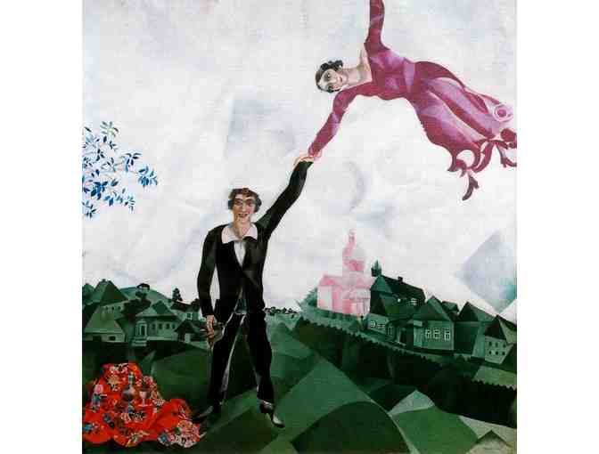 'The Promenade' by Marc CHAGALL:   Leather ART WATCH!