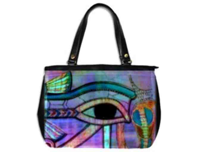 'WHAT DREAMS MAY COME' ! Leather Art Tote:  Custom Made IN THE USA! Exclusive To ART4GOOD
