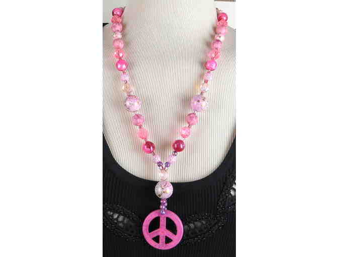 'Peace Train': 1/KIND, Handcrafted NECKLACE #456
