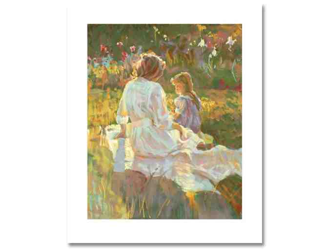0-INV: "Afternoon Chat" by Don Hatfield:  VERY COLLECTIBLE! - Photo 1