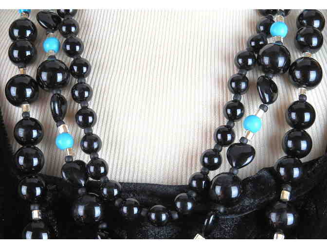 Awesome, 3 strand, Handcrafted 1/KIND GEMSTONE NECKLACE #395