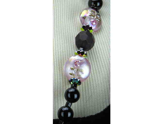 Beautiful!  1/KIND Handcrafted GEMSTONE NECKLACE #321