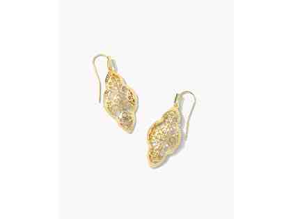 Kendra Scott's Abby Gold Necklace and Earrings