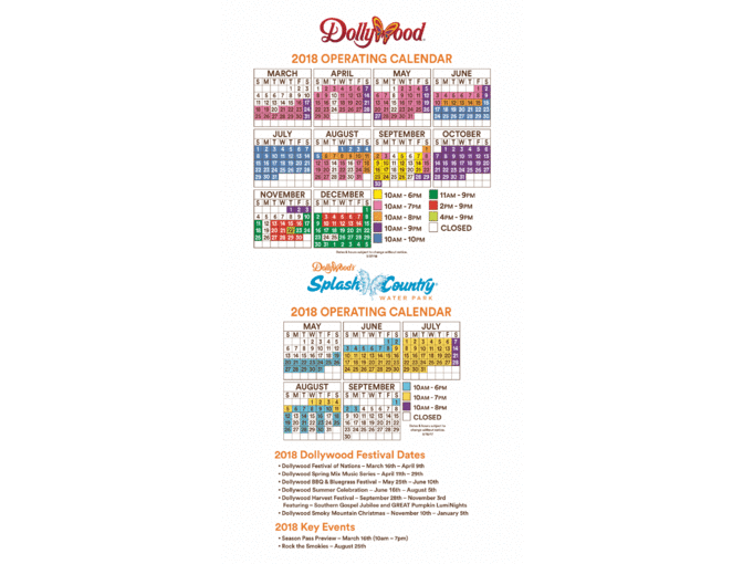 Dollywood Tickets for 2 valid for 2018 Season