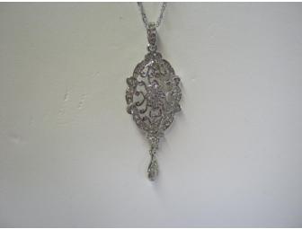 Silvertone pendant