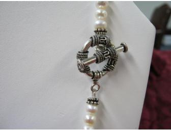 Genuine Cultured Pearls and Sterling Silver