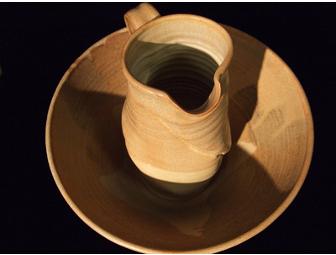 Contemporary Wash Bowl and Pitcher by Keri Wallace