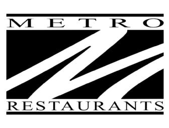 Metro Restaurants Gift Card