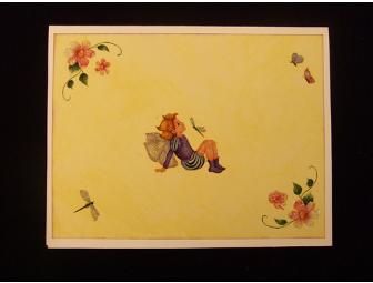 Decorative Tin Full of Handmade Cards by Debbie Peery